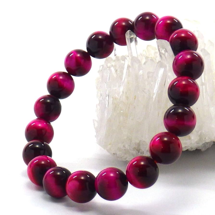 タイガーアイ  薔薇の模様のブレスレット 艶やか ローズタイガーアイブレスレット(ROSE TG): 『岩座